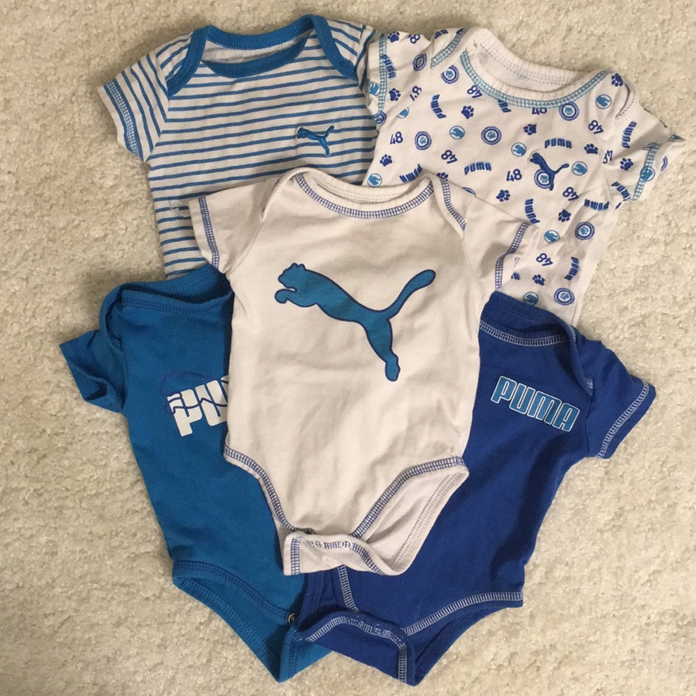 Puma Onesie Bundle - 5 Pieces